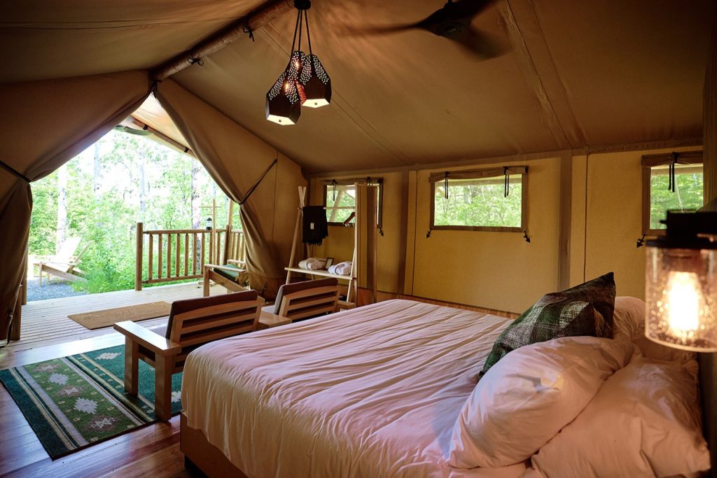 glamping spots for families 