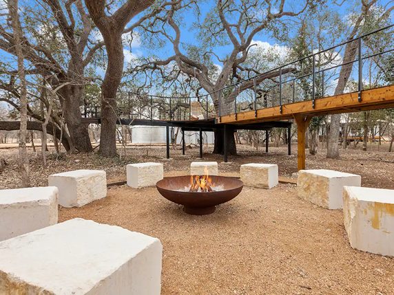 communal fire pit