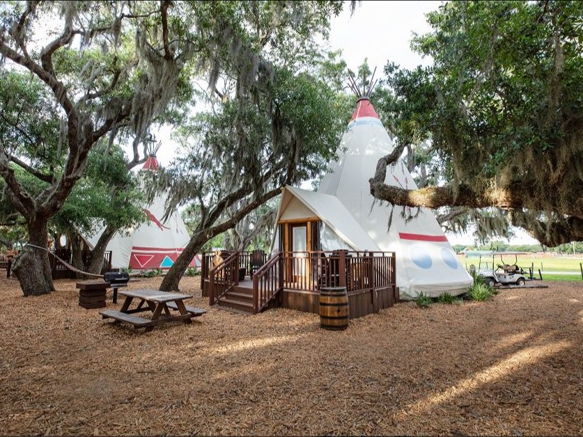 river ranch teepee