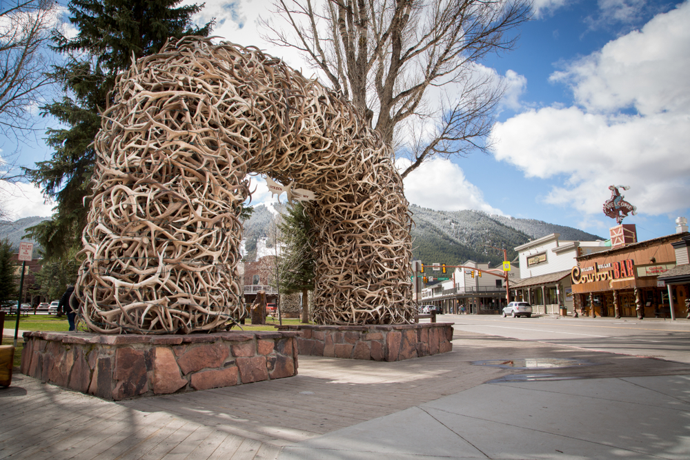 Jackson, Wyoming Town Square