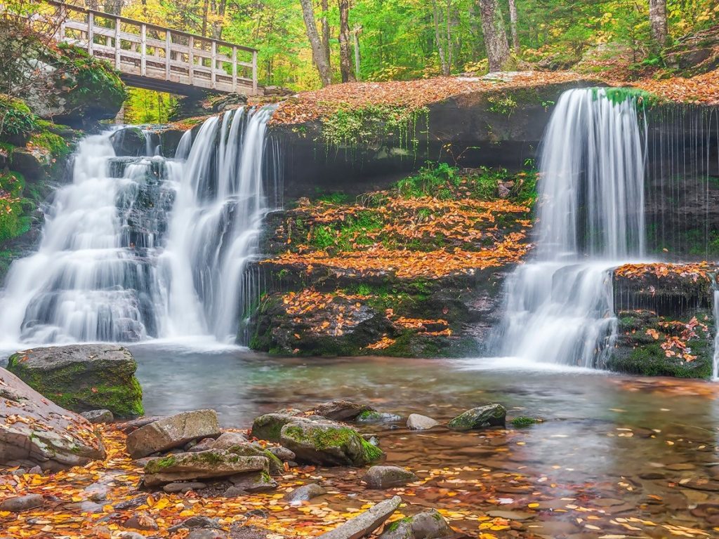 hiking trips catskills waterfalls