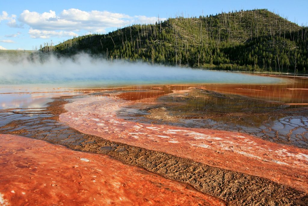 Yellowstone National Park Hot Springs