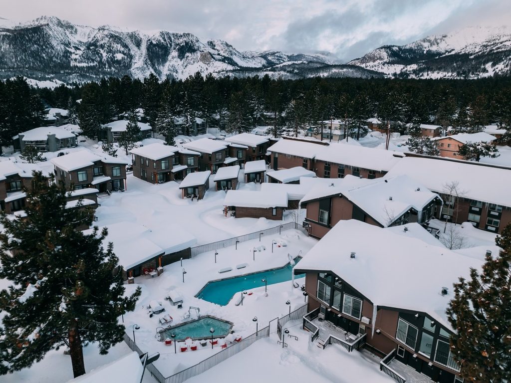 outbound mammoth in sierra nevada mountains