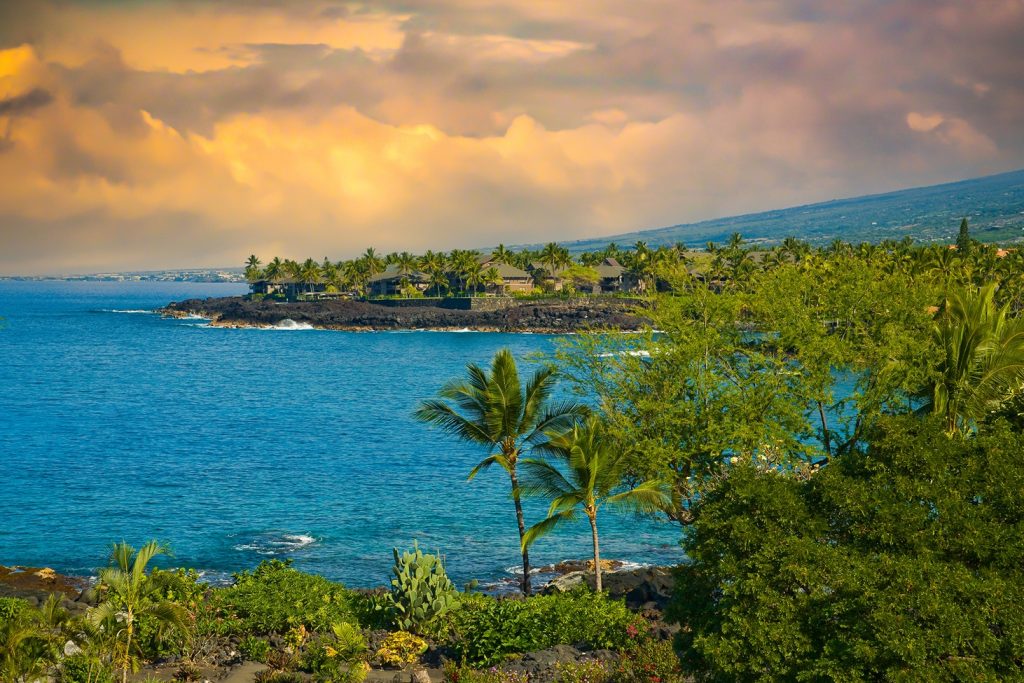 beautiful beaches in Kailua-Kona, Hawaii