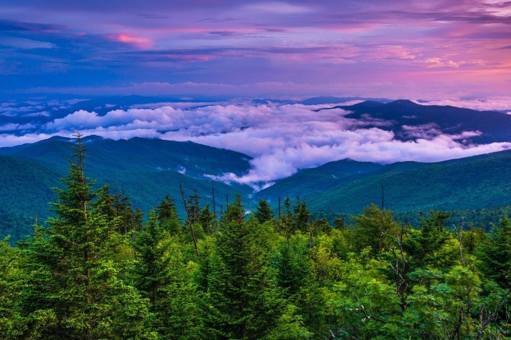 mountain vacation, blue ridge in Tennessee