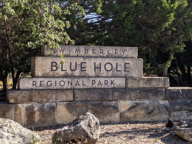 blue hole regional park near wimberley tx lodging