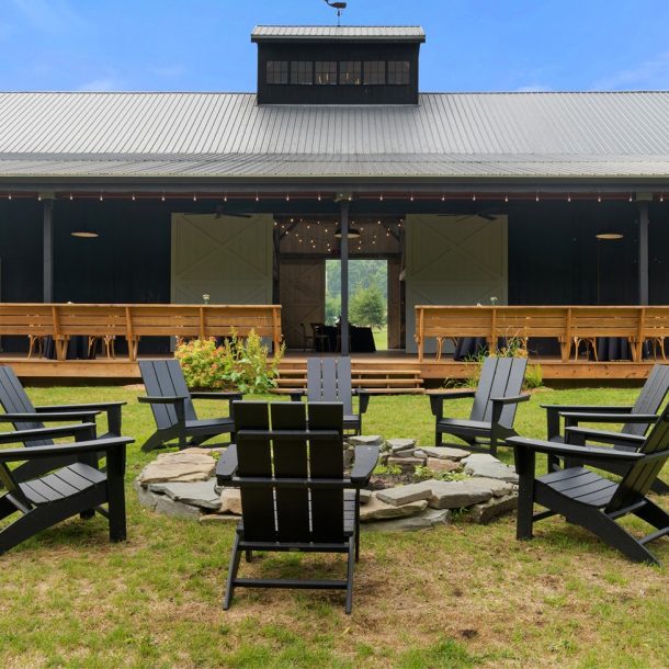 callicoon hills barn deck, unique wedding venues