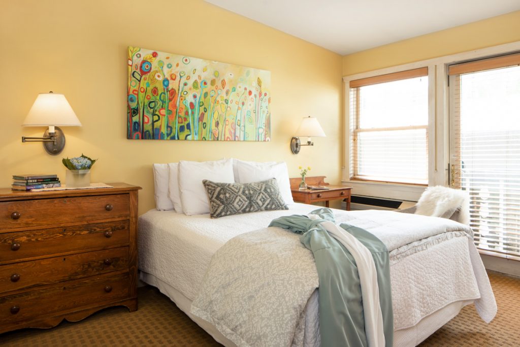 bedroom at The Alpine House