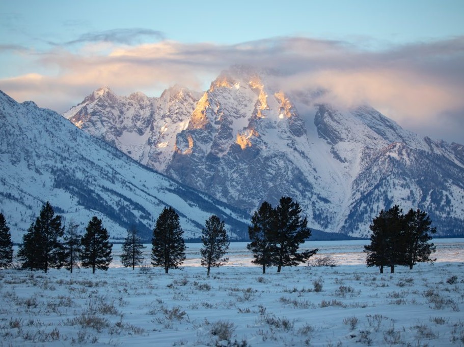 view of grand tetons