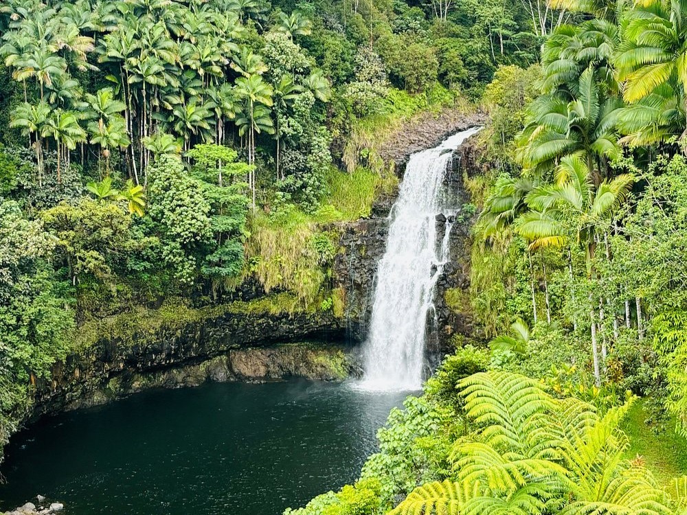 Kulaniapia Falls near boutique hotels big island hawaii