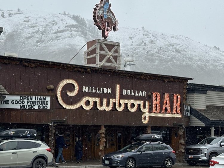 million dollar cowboy bar in dowtown jackson