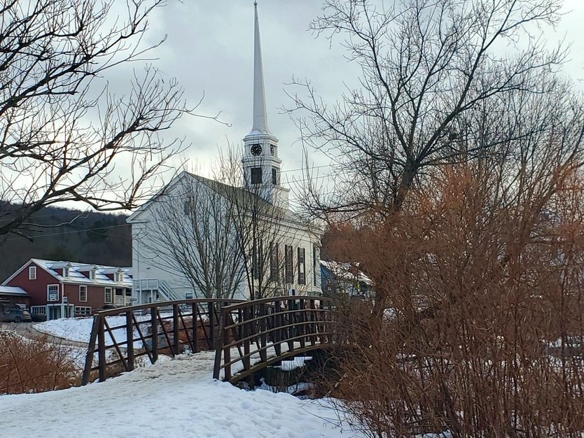 Stowe VT at Christmas: Stowe Community Church