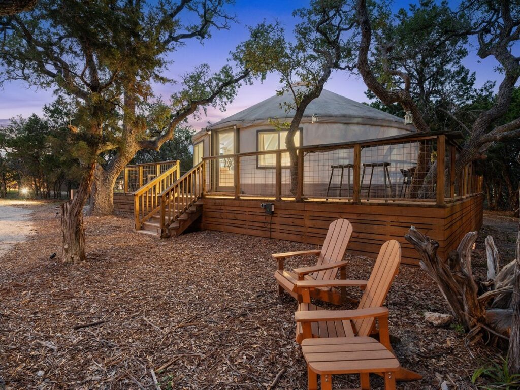 Cedars Ranch Yurt: hill country getaways for families