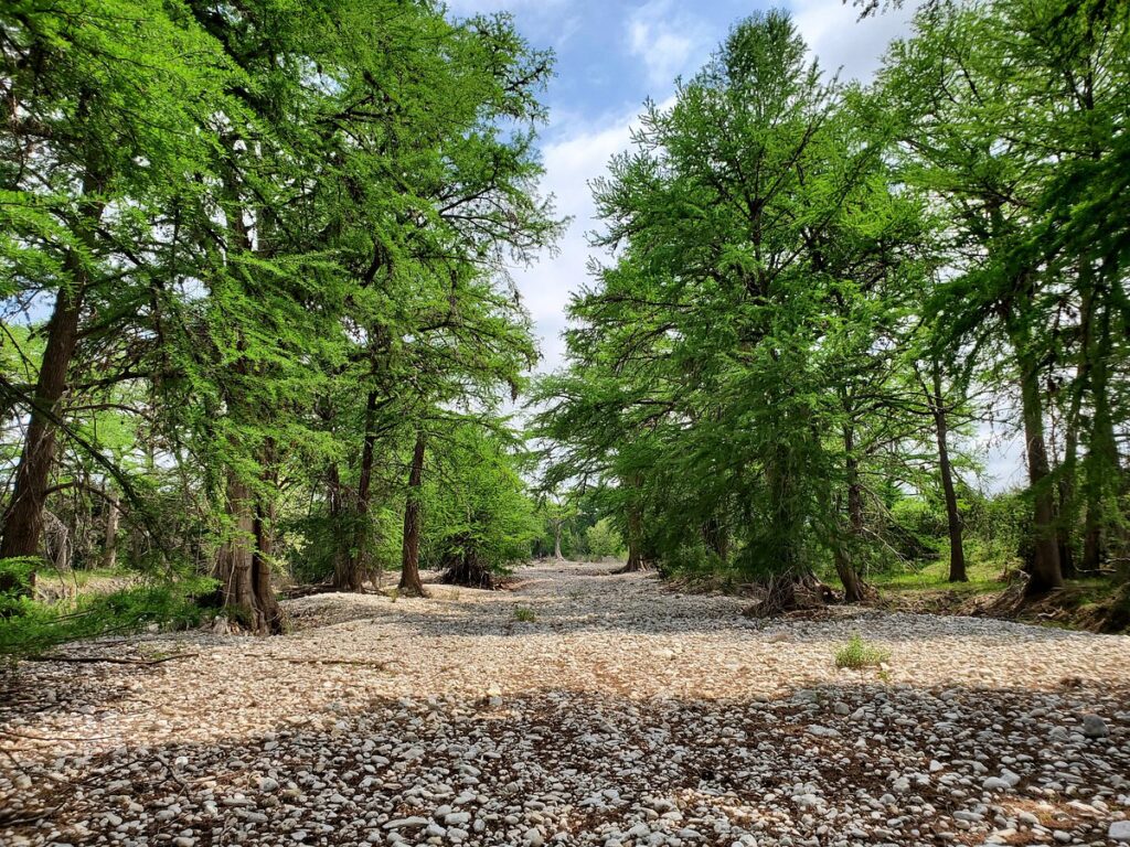 hiking at garner state park