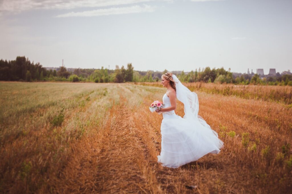 wedding day in or near texas hill country