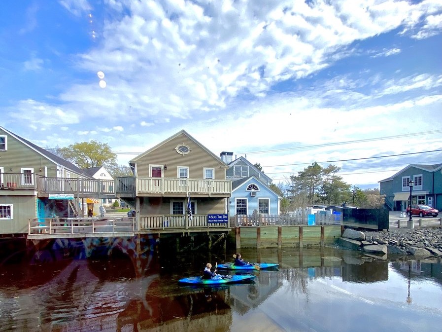 dock square river view; things to do in kennebunkport me