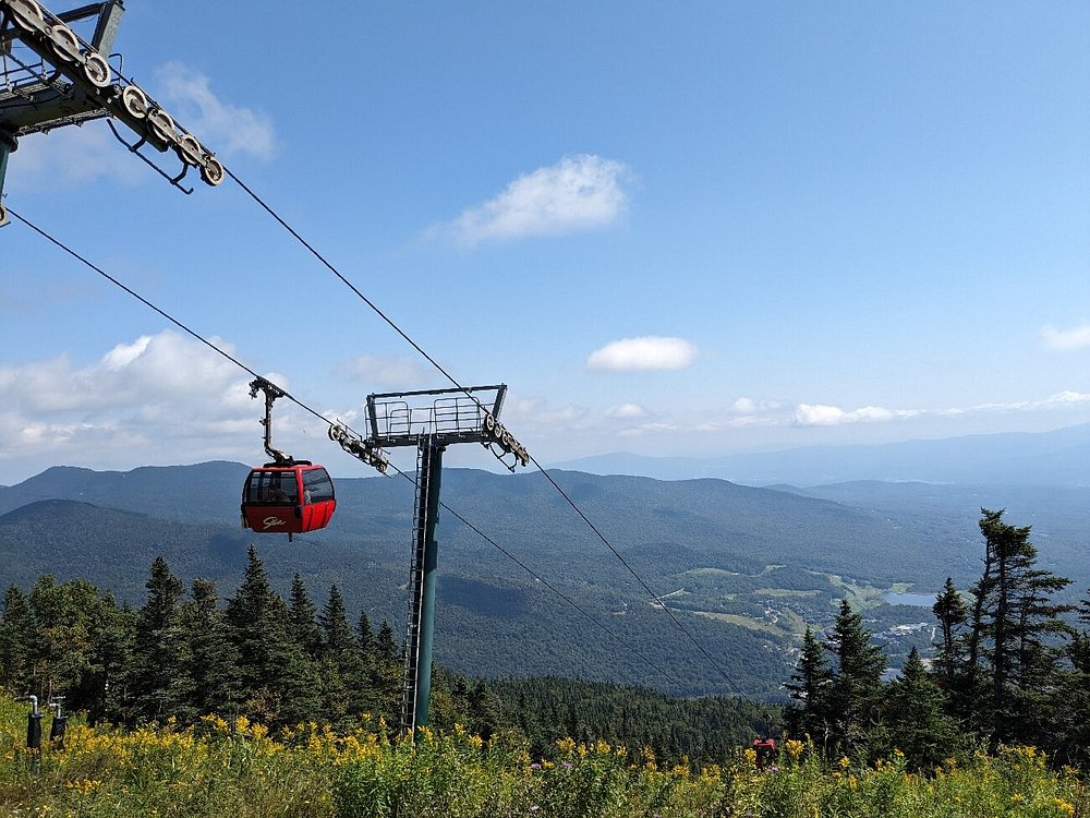 gondola to top of mount mansfield; weekend getaways from boston