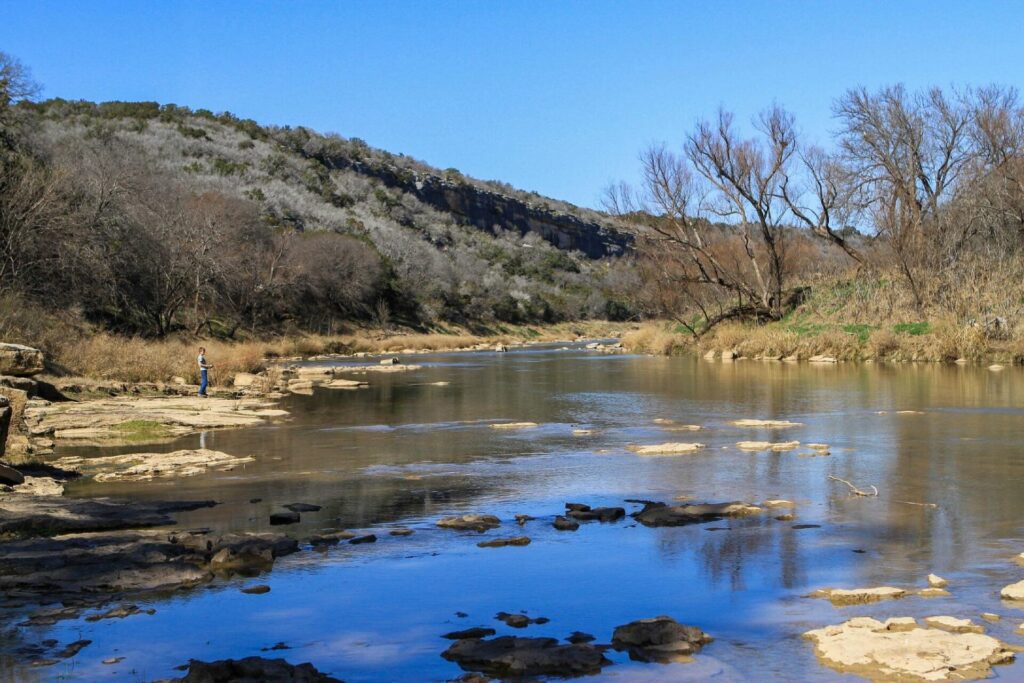 Colorado Bend State Park, swimming holes near fredericksburg tx