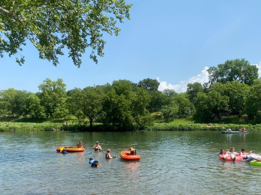 Swimming Hole Fun in Texas