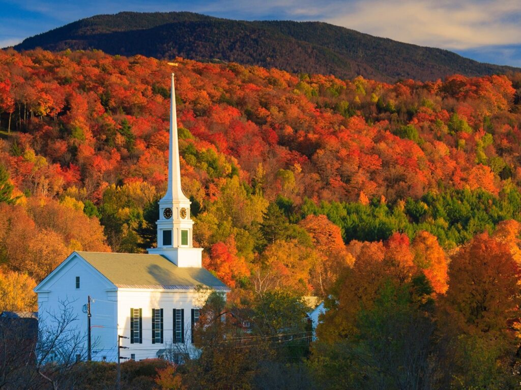 stowe community church near best hotels in vermont